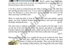 Reading Comprehension - Paco - Esl Worksheetsanlane with regard to Brazil Reading Comprehension Passages Worksheets