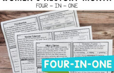 Reading Comprehension Passages For Women'S History Month regarding Women'S History Month Reading Comprehension Worksheets Free