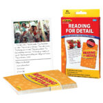 Reading Comprehension Practice Cards: Reading For Detail (Yellow Inside Cross Curricular Reading Comprehension Worksheets E 25 Of 36