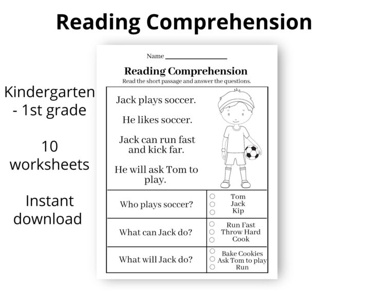 Reading Comprehension 1st Grade Worksheets Reading Comprehension 1st Grade Worksheets