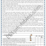 Reading Comprehension Romans In Britain   Esl Worksheetjaneausten8 Intended For Ancient Rome Reading Comprehension Worksheets Grade 7