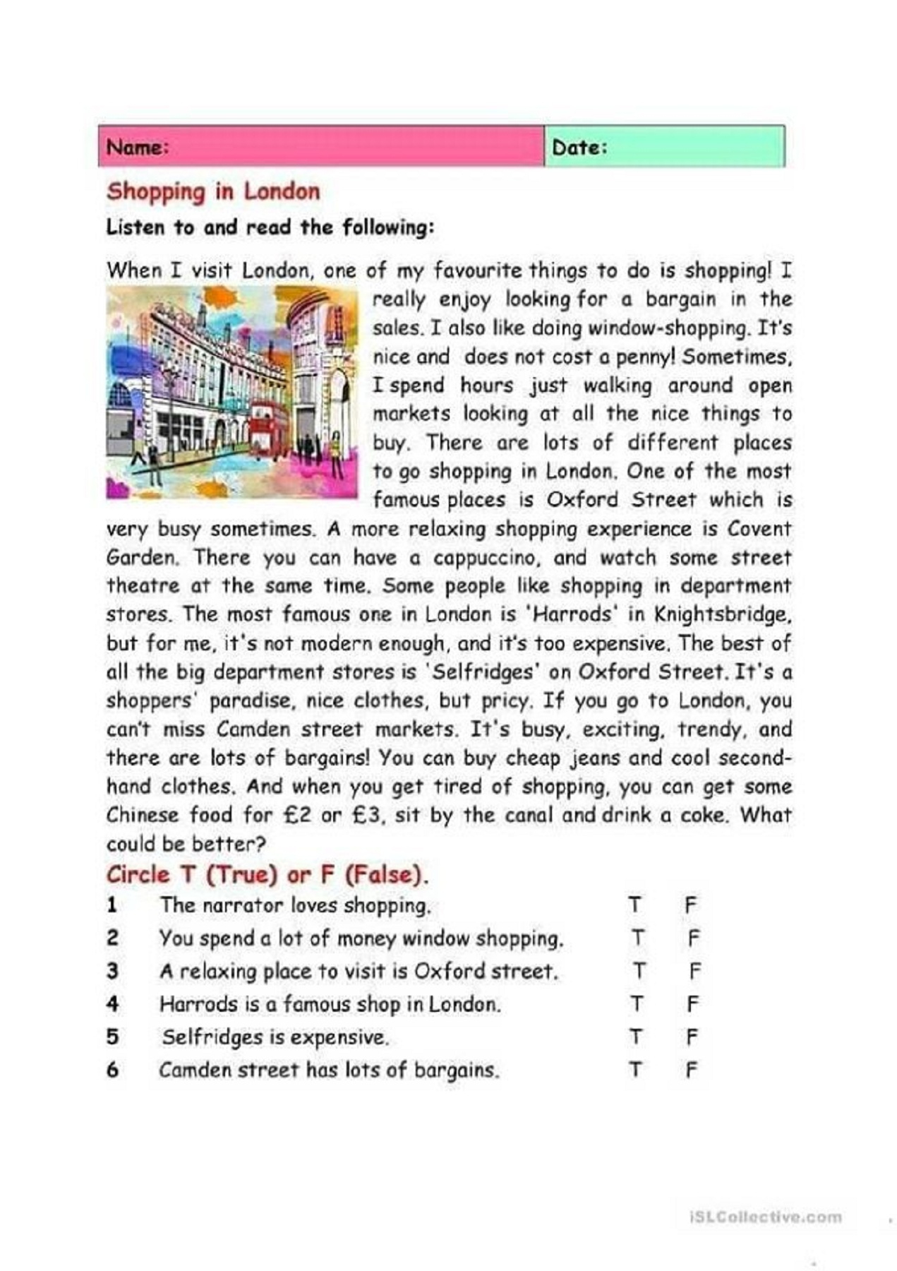 Reading Comprehension True Or False in True Or False Reading Comprehension Worksheets
