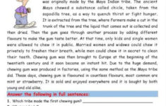 Reading Comprehension| Unseen Passage (English Level- B1) intended for Reading Comprehension B1 Worksheets