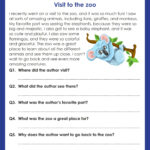 Reading Comprehension Worksheet For Grade 1 | Grade1To6 Regarding English Reading And Comprehension Worksheets