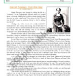 Reading Comprehension Worksheet (Harriet Tubman)   Esl Worksheet For Harriet Tubman Reading Comprehension Worksheets