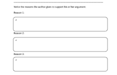 Reading Comprehension Worksheets | Author'S Argumentative with Reading Comprehension Worksheet 9th Grade