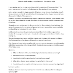Reading Comprehension Worksheets | Eleventh Grade Reading Intended For Grade 11 Reading Materials Comprehension Worksheets
