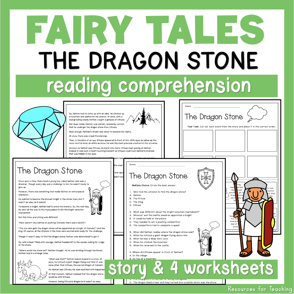 Reading Comprehension Worksheets - Fairy Tales Bundle Deal for Australia Reading Comprehension Worksheets Ks2