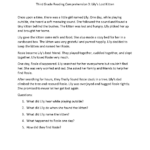 Reading Comprehension Worksheets | Free Printable Practice For All Regarding Year 9 Reading Comprehension Worksheet