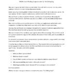 Reading Comprehension Worksheets | Free Printable Practice For All With Regard To Junior High Reading Comprehension Test Worksheets