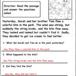 Reading Comprehension Worksheets Grade 1 Intended For Reading Comprehension Copy Paste Worksheets