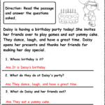 Reading Comprehension Worksheets Grade 1 Throughout Live Worksheet On Reading Comprehension