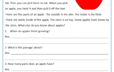 Reading Comprehension Worksheets intended for Reading Comprehension Worksheet For Class 2