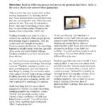 Reading Comprehension Worksheets | Online Or Printable Inside Fiction Reading Comprehension Worksheets
