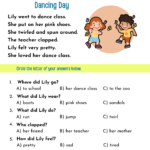 Reading Comprehension   Year 1   Everyday Activities | Teaching Throughout Reading And Comprehension Worksheet Yr1