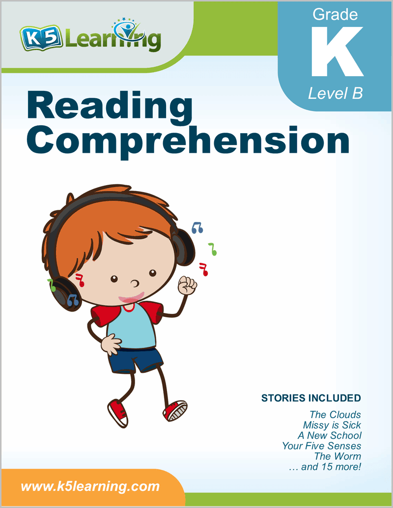 Reading, Level B for K 5 Reading Comprehension Worksheets
