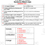 Reading Passage 3: Physical And Chemical Changes In Matter Pdf Throughout Physical And Chemical Changes Reading Comprehension Worksheet