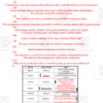 Reading Passage 37: Properties Of Rocks And Minerals (Google Docs) In Minerals Reading Comprehension Worksheet Answer Key