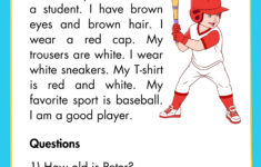Reading Passages With Comprehension Check-Up pertaining to Baseball Passage Reading Comprehension Worksheets