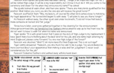 Reading Passages With Multiple Choice Comprehension Questions: 3Rd with regard to Reading Comprehension Worksheets With Multiple Choice Questions