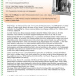 Reading Ruby Bridges Reading For De…: English Esl Worksheets Pdf & Doc Inside Ruby Bridges Reading Comprehension Worksheet