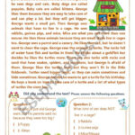 Reading: The Pet Store + Writing: Do You Have A Pet? Describe It Throughout Grade 5 Reading Comprehension Worksheet The Pet Shop