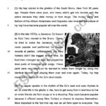 Reading: The Roots Of Hip Hop   Esl Worksheetder Alti In Hip Hop Reading Comprehension Worksheets