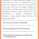 Reading Worksheet About Sports Pertaining To Sport Reading Comprehension Worksheet