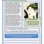 Reading Worksheet   Topic Japan Cult…: English Esl Worksheets Pdf With Regard To Culture Reading Comprehension Worksheets