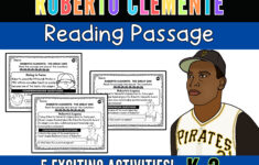 Roberto Clemente Reading Comprehension Passage | Timeline intended for Roberto Clemente Reading Comprehension Worksheets
