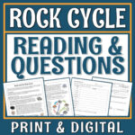 Rock Cycle Reading And Questions   Flying Colors Science Intended For Rock Cycle Reading Comprehension Worksheet