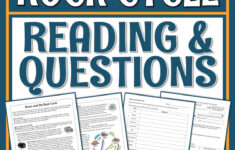 Rock Cycle Reading And Questions - Flying Colors Science intended for Rock Cycle Reading Comprehension Worksheet