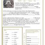 Rosa Parks: English Esl Worksheets Pdf & Doc Inside Reading Comprehension Worksheet Rosa Parks