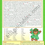 Saint Patrick´s Day.   Esl Worksheetlucetta06 Inside Saint Patrick'S Day Reading Comprehension Worksheets