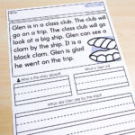 Science Of Reading Sor Decodable Reading Passages Digraphs And With Blend Reading Comprehension Worksheets