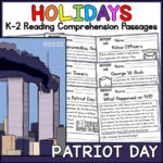 September 11Th (9/11) Patriot Day Holidays Reading Comprehension With 9/11 Reading Comprehension Worksheets Free