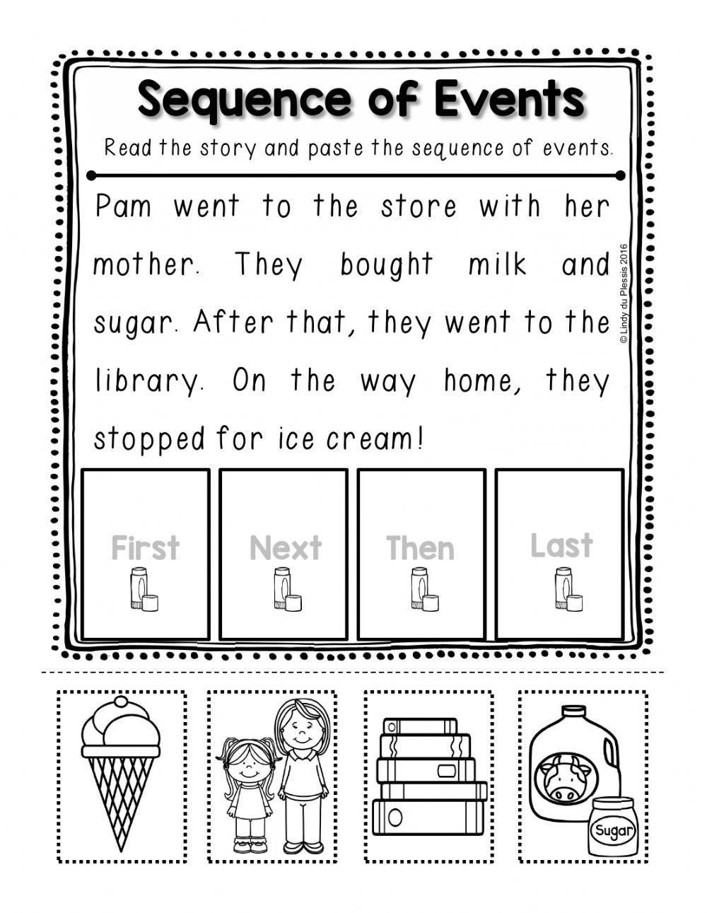 Sequencing Worksheets: Discover 51 Sequence Of Events Ideas On for Sequence Of Events Reading Comprehension Worksheets