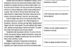 Severe Weather Worksheets Pdf - Fill Online, Printable, Fillable pertaining to Severe Weather Reading Comprehension Worksheets