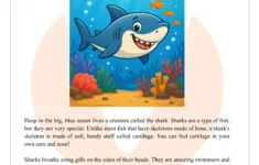 Shark Reading Comprehension Worksheet For Grade 2 Pdf pertaining to Year 2 Comprehension Worksheets Close Reading