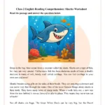 Shark Reading Comprehension Worksheet For Grade 2 Pdf With Regard To Live Worksheet Reading Comprehension Grade 2