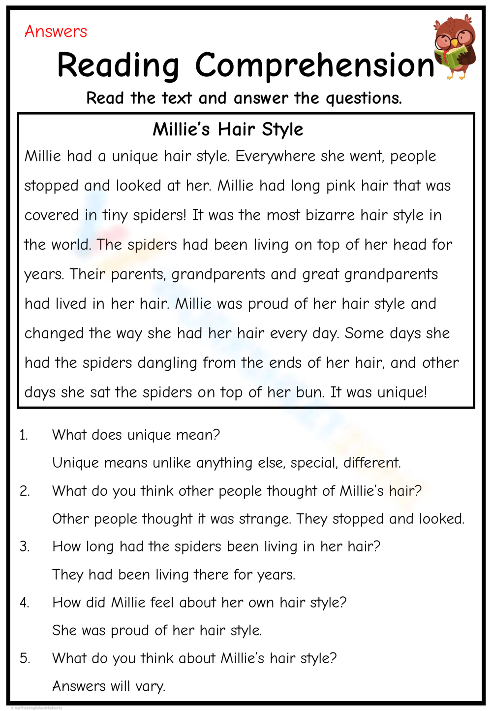 Short Story Worksheets &amp;amp; Printable in Grade 7 Short Story Printable Worksheets