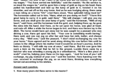 Sixth Grade Reading Worksheets | Vocabulary &amp; Fluency Practice (Pdf) for Year 6 Reading Comprehension Worksheet