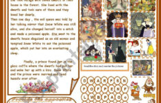 Snow White - Esl Worksheetfalafel throughout Snow White Comprehension Worksheets