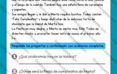 Spanish Reading Comprehension Passages For 1St To 5Th Grade | Pdf in Spanish Reading Comprehension Worksheet