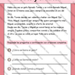 Spanish Reading Comprehension Passages For 1St To 5Th Grade | Pdf Pertaining To 3Rd Grade Spanish Reading Comprehension Worksheets