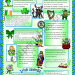 St Patrick´s Day   Esl Worksheetasungilsanz Regarding St Patrick'S Day Reading Comprehension Worksheets