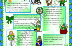 St Patrick´s Day - Esl Worksheetasungilsanz regarding St Patrick'S Day Reading Comprehension Worksheets