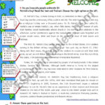 St. Patrick´s Day Set (2)   Reading Comprehension   Esl Worksheet With Regard To St Patrick&#039;s Day Reading Comprehension Worksheets