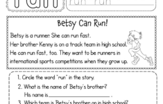 Summer Athletics Reading Worksheet - Free Printable, Digital, &amp; Pdf for Reading Comprehension For Kindergarten Worksheets
