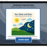 Sun, Moon, And Stars | Interactive | Workybooks   Reading Passage Throughout Constellation Reading Comprehension Worksheets